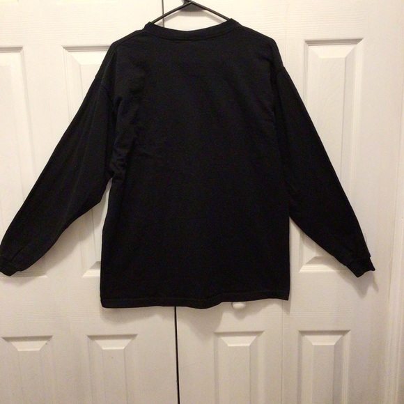 Womens Black Halloween Graphic Print “Witch And Famous” Long Sleeve Tee Size L - Picture 3 of 9